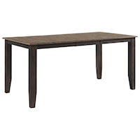 Transitional Counter Height Dining Table with 18" Self-Storing Leaf