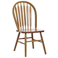 Plain Arrow Back Dining Side Chair