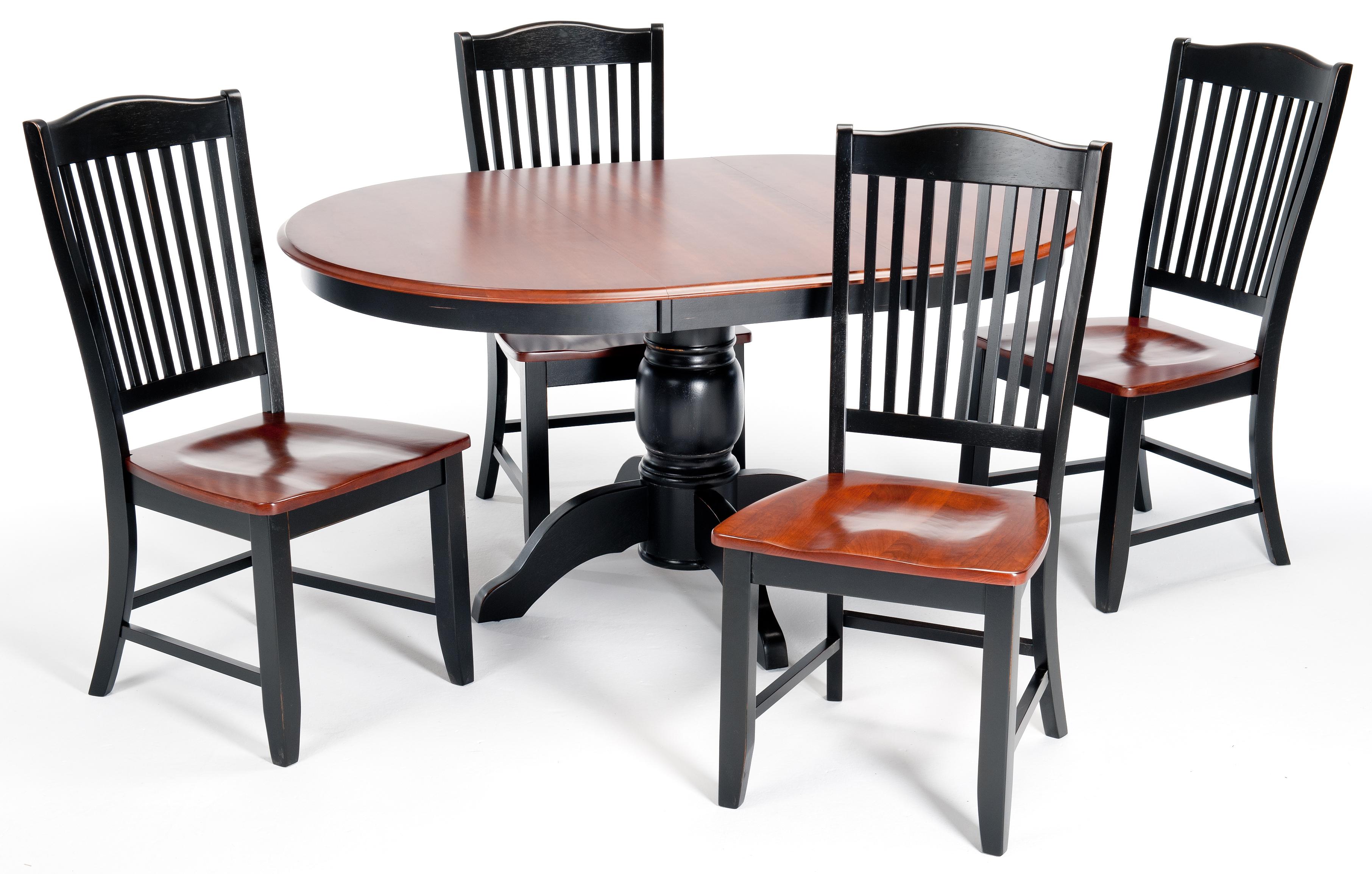 Customizable 5-Piece Oval Table Set