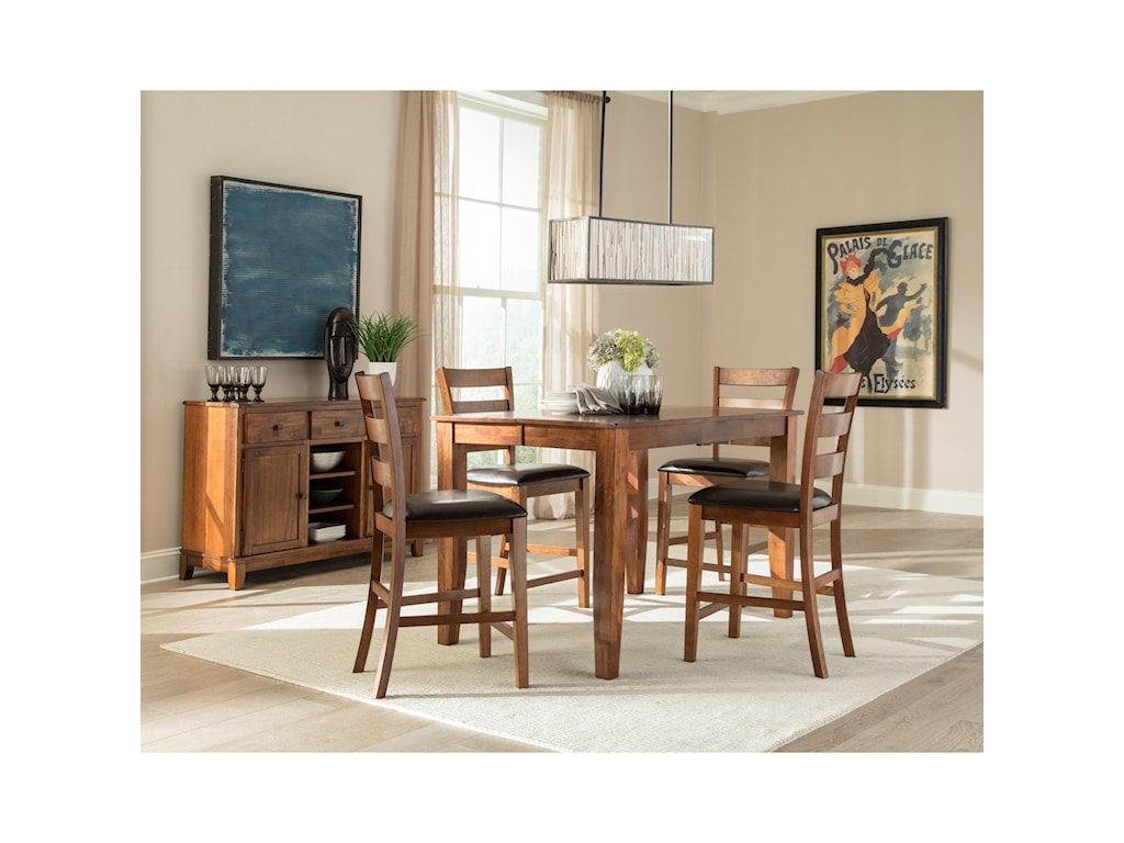 Dining Room Serving Table With Wine Refrigerator