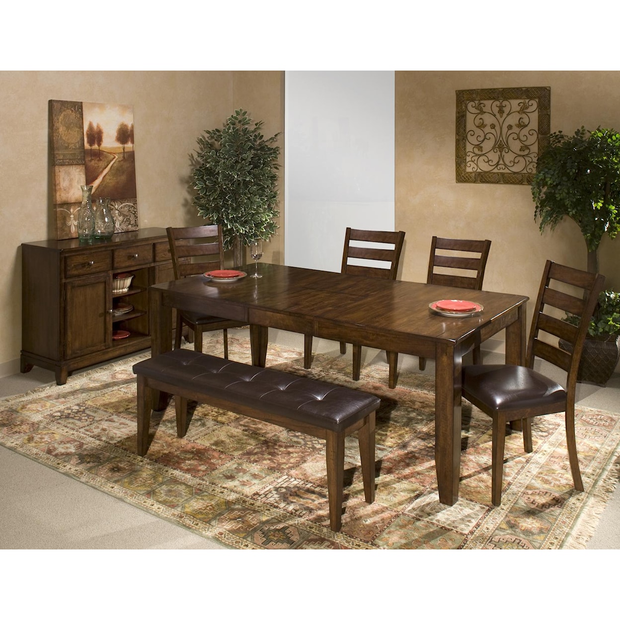 Intercon Kona Backless Dining Bench