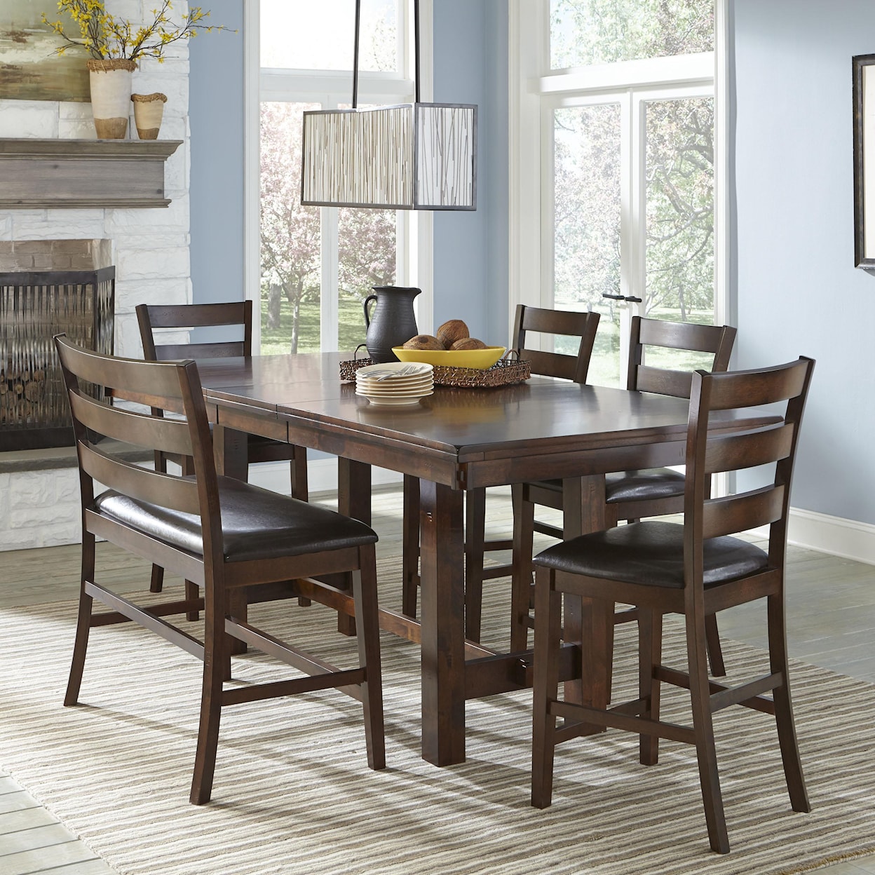 Intercon 13215 Counter Height Dining Set