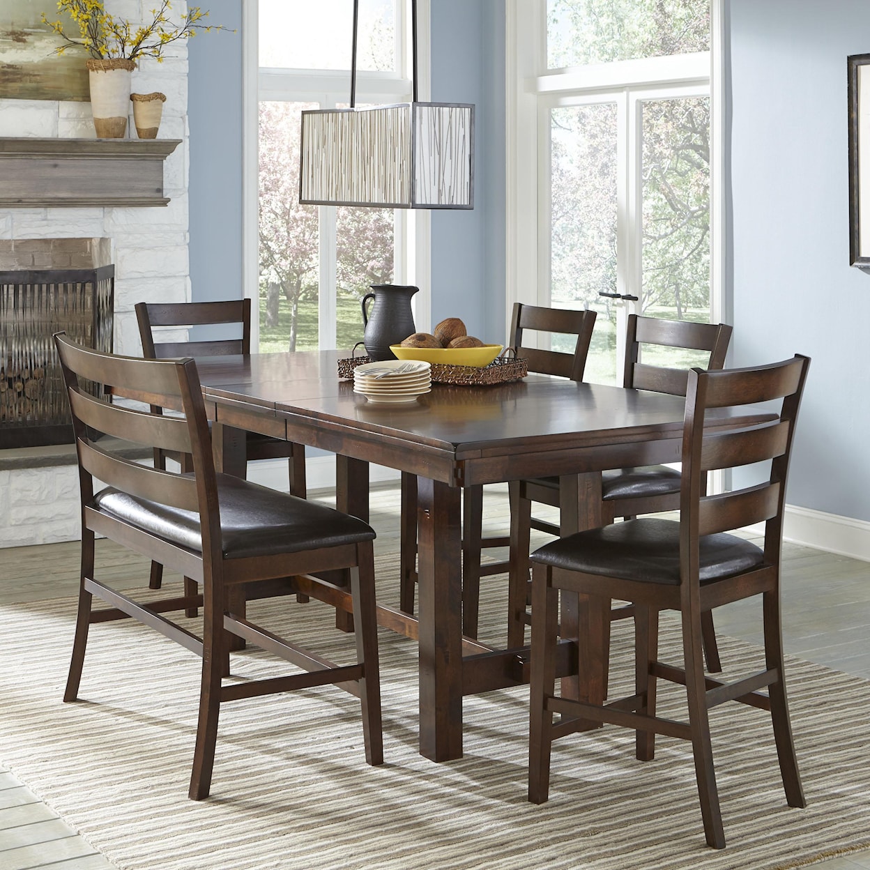 Intercon Kona Counter Height Dining Set