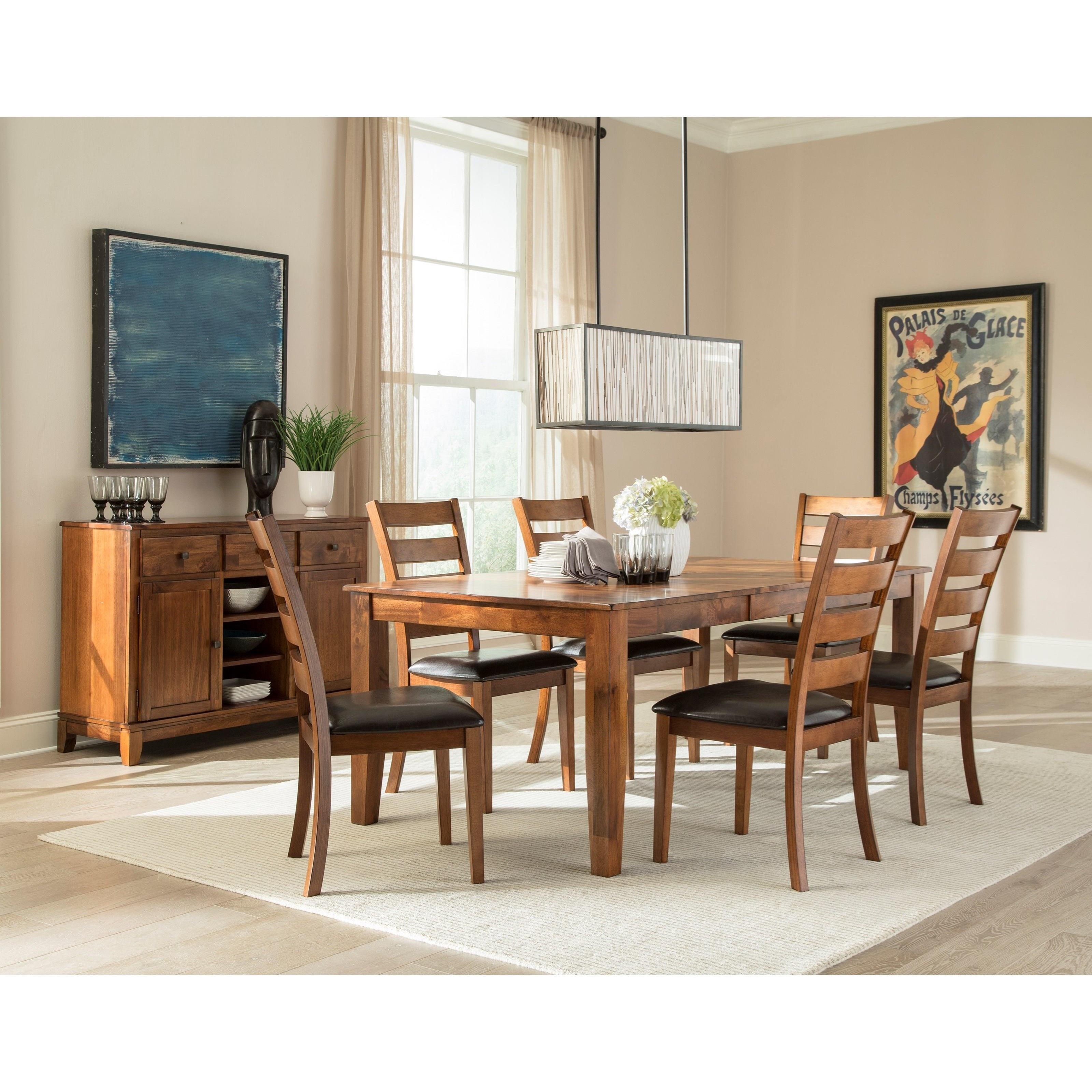 Intercon Kona KA TA 4278B BDY C Solid Mango Wood Dining Table with