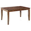 Intercon Kona Solid Mango Wood Dining Table with Butterfly Leaf