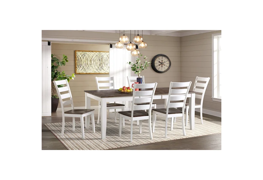 Kona 7-Piece Dining Room Set by Intercon at Dinette Depot