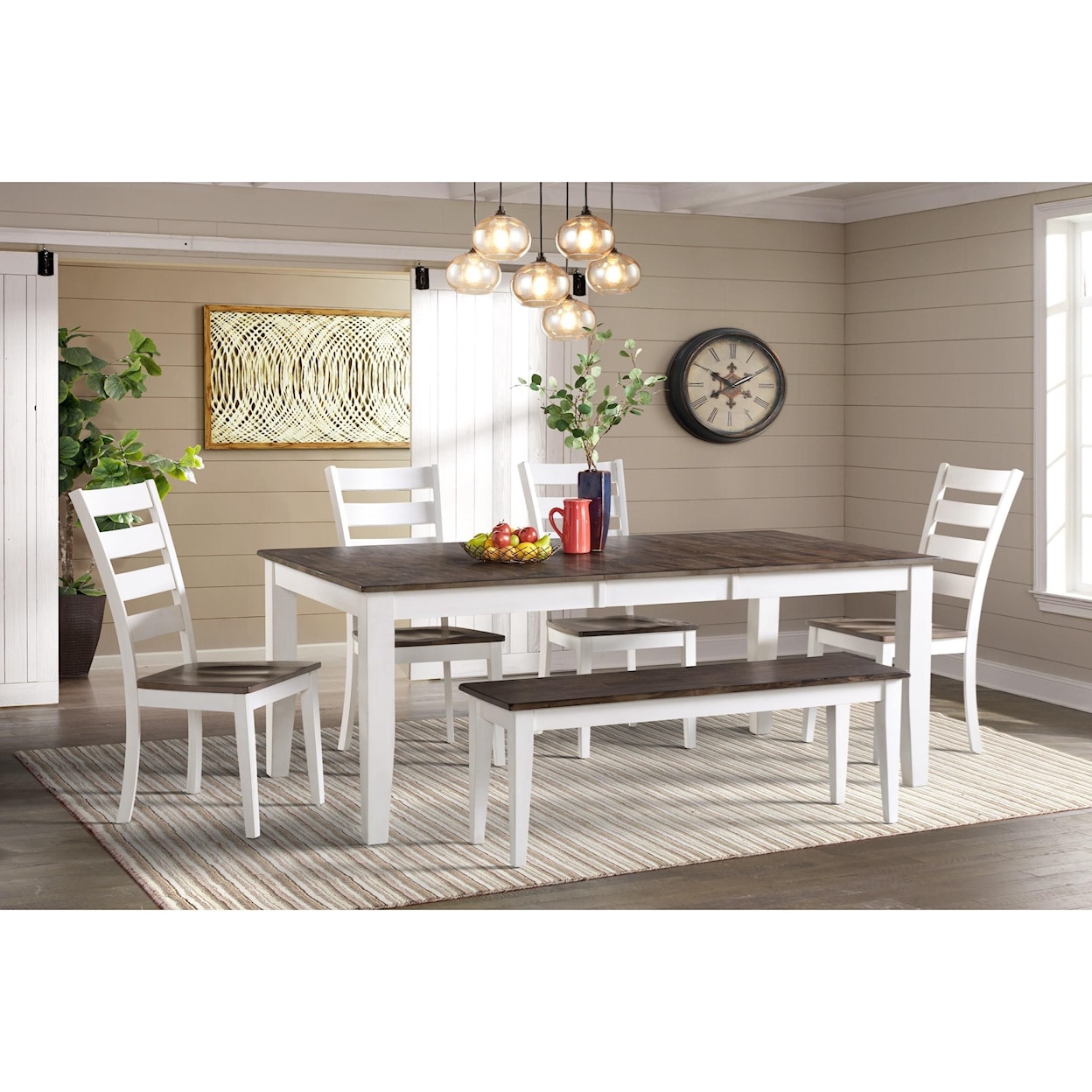 Intercon Kona Dining Table with Butterfly Leaf