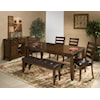 Belfort Select Cabin Creek 6 Piece Dining Room Set