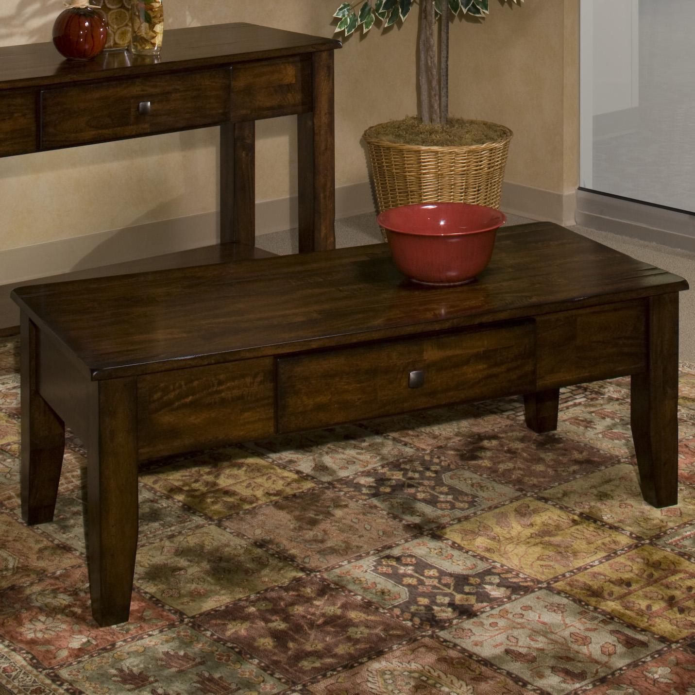 Intercon Kona Mango Wood Coffee Table - Wilson's Furniture ...