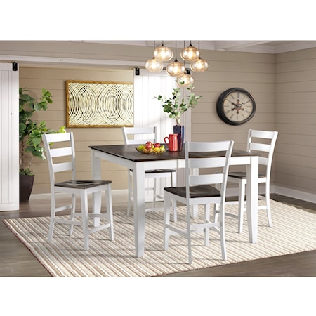 5-Piece Pub Table and Chair Set