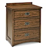 Intercon Oak Park 3 Drawer Nightstand