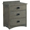 VFM Signature Oak Park 3 Drawer Nightstand