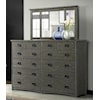 VFM Signature Oak Park Dresser and Mirror Set