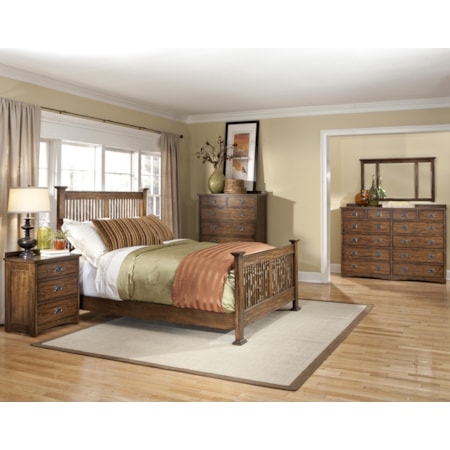 Queen Panel Bed