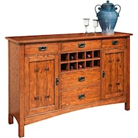 Sideboard with Wine Storage