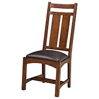 Dining Side Chair with Upholstered Seat