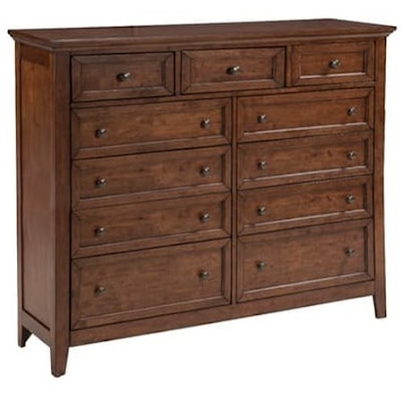 Transitional Chest of Drawers with 11 Drawers