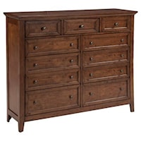 Transitional Chest of Drawers with 11 Drawers