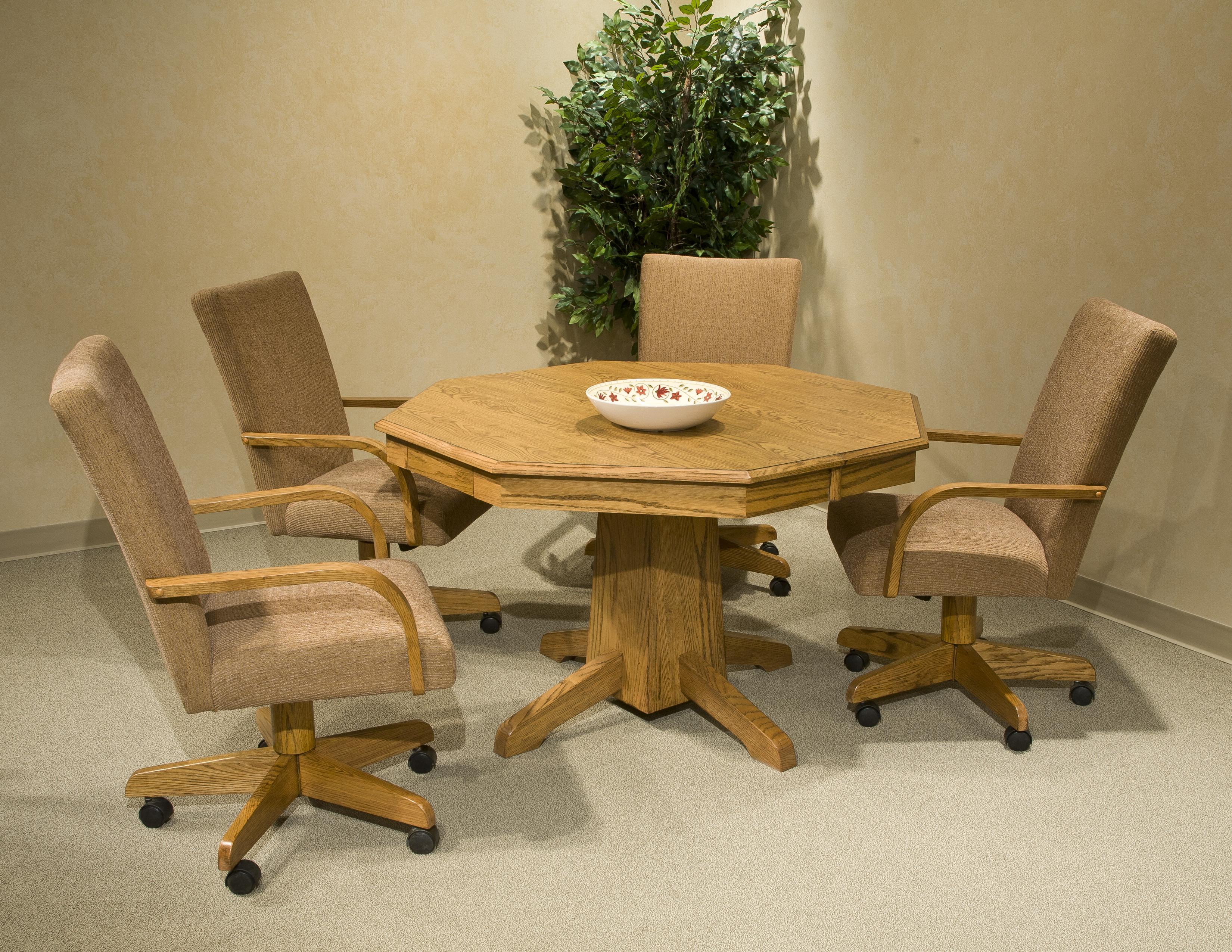 5 Piece Octagon Table Set