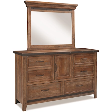 Dresser and Mirror