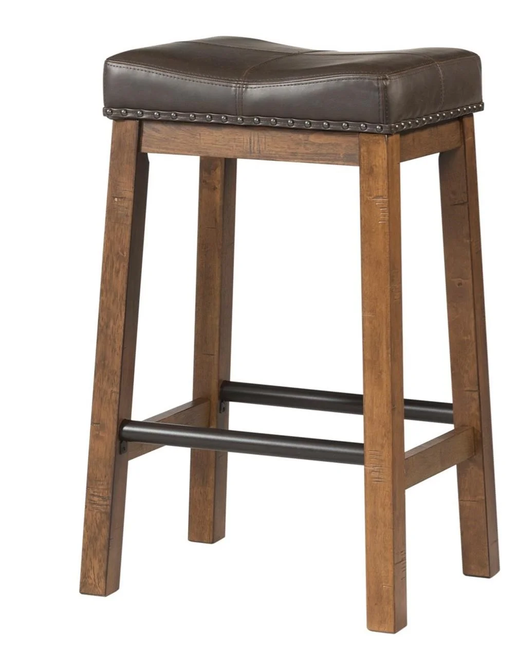 Intercon Taos TSBS35CCYBK30 Rustic 30" Upholstered Bar Stool with