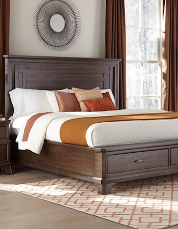 King Storage Bed