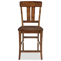 Slat Bar Stool