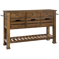 Sideboard with Tall Legs