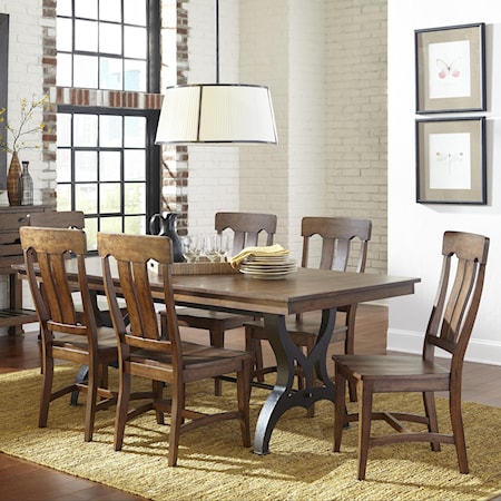 7 Piece Table & Chair Set