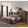 Intercon Wolf Creek Queen Bookcase Bed with Storage