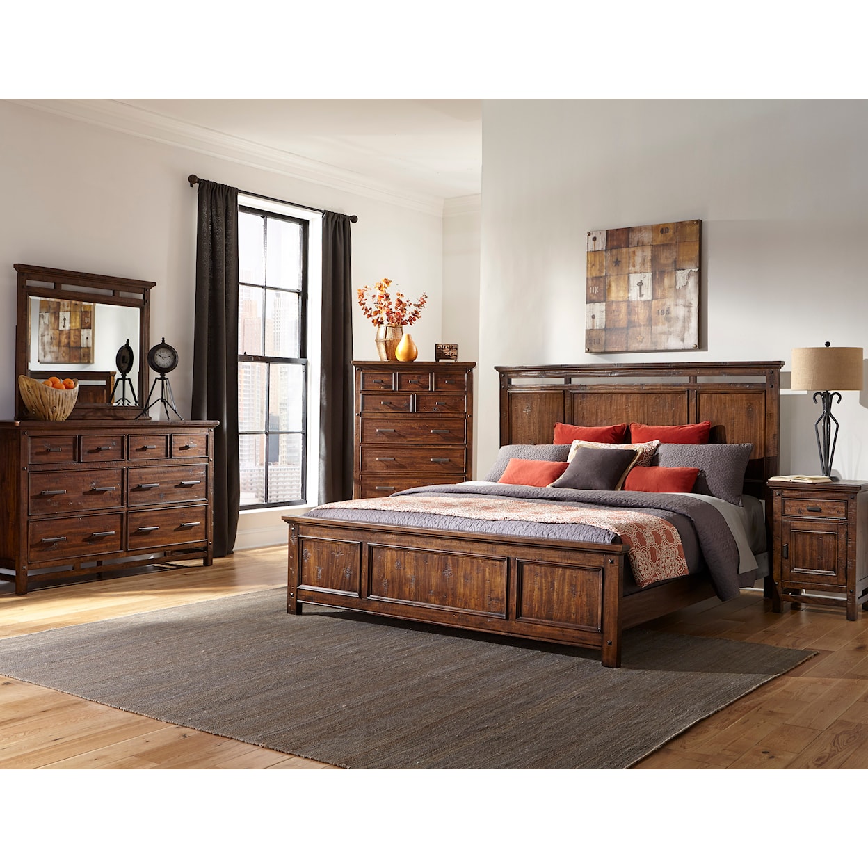 Intercon Wolf Creek Dresser & Mirror Set