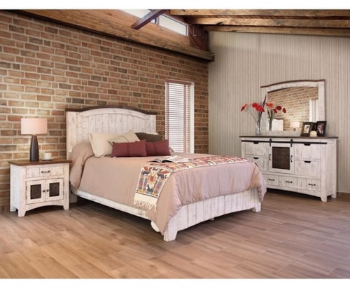 Rustic 4-Piece Queen Bedroom Set