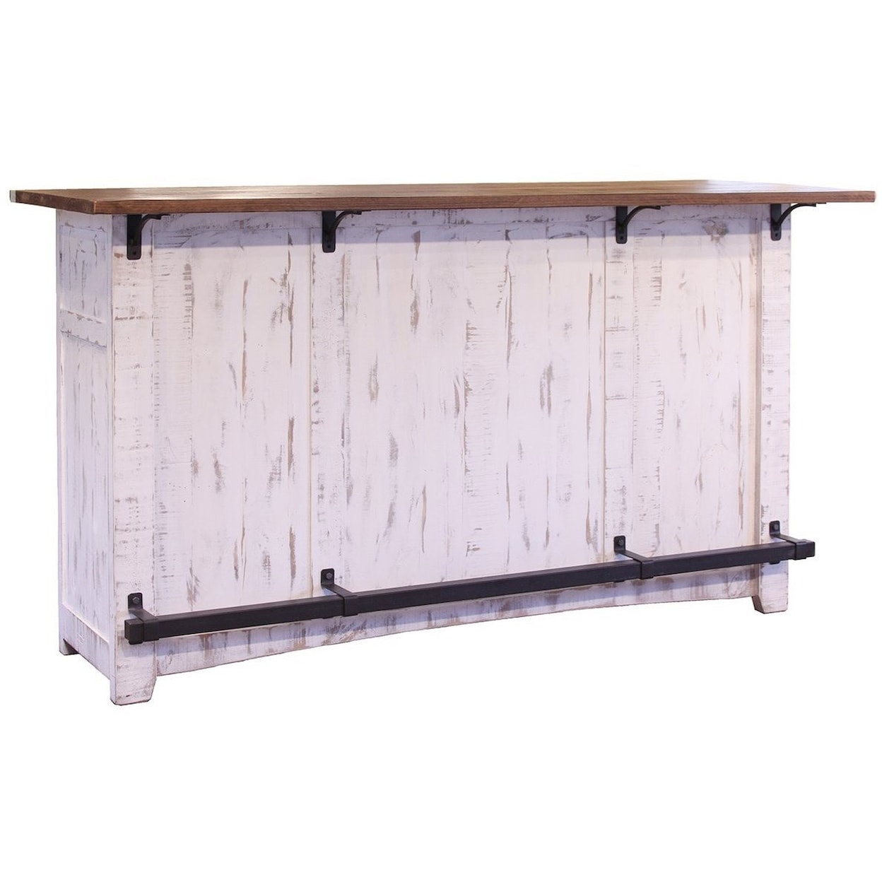 International Furniture Direct Pueblo Wooden Bar