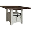 IFD International Furniture Direct Pueblo Counter Height Table
