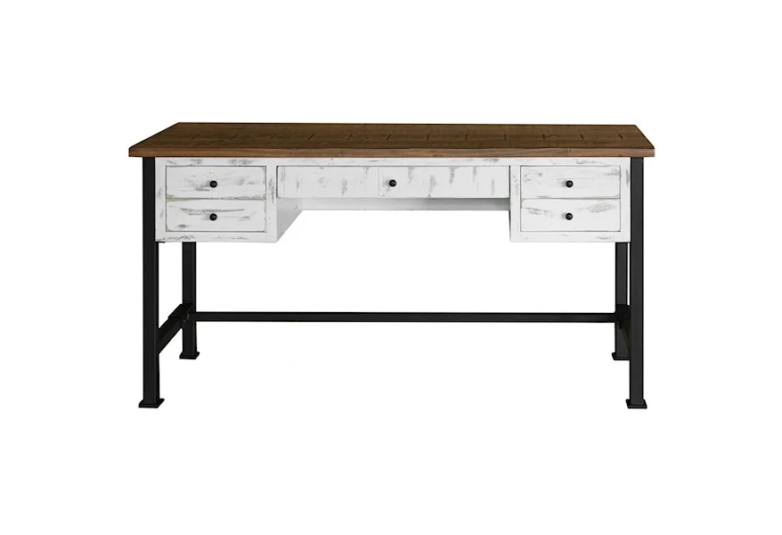 Morelia Gray 21360-DESK 4 Drawer Writing Desk | Ruby Gordon Home | Desk -  Table Desks