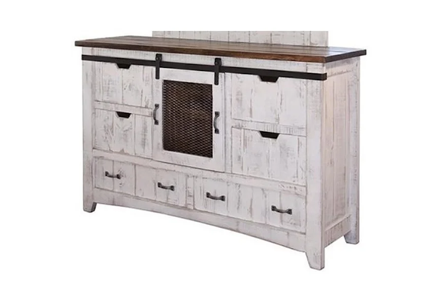 Pueblo Dresser by International Furniture Direct at VanDrie Home Furnishings
