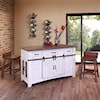 International Furniture Direct Pueblo Kitchen Island