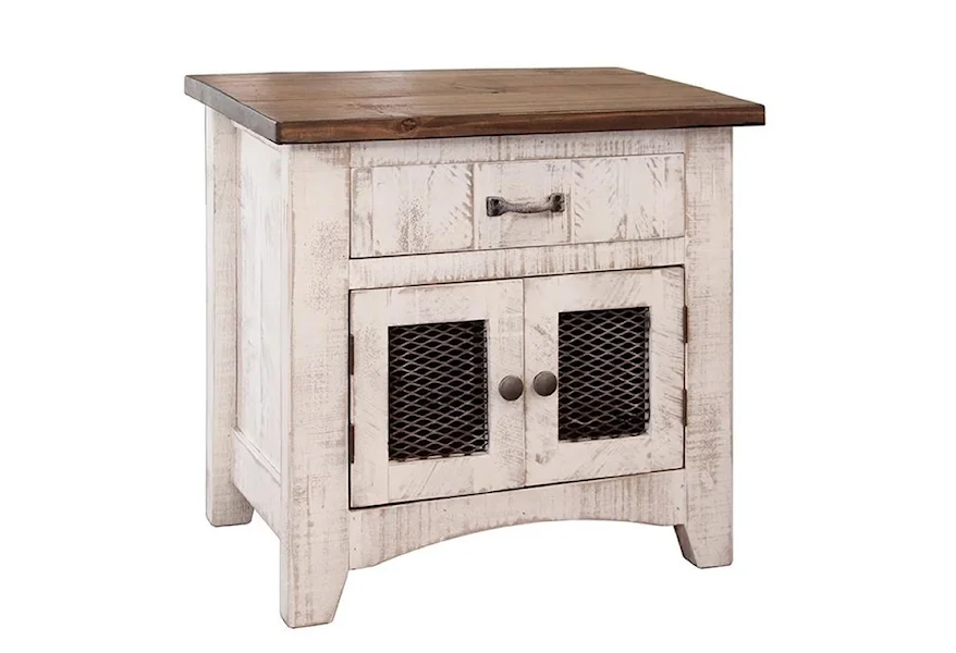 Pueblo Nightstand by International Furniture Direct at Upper Room Home Furnishings