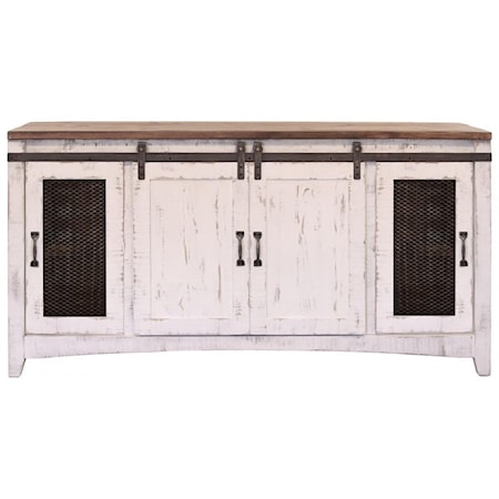 TV Stand with Four Doors