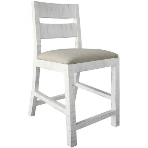 Rustic 24" Ladder Back Bar stool