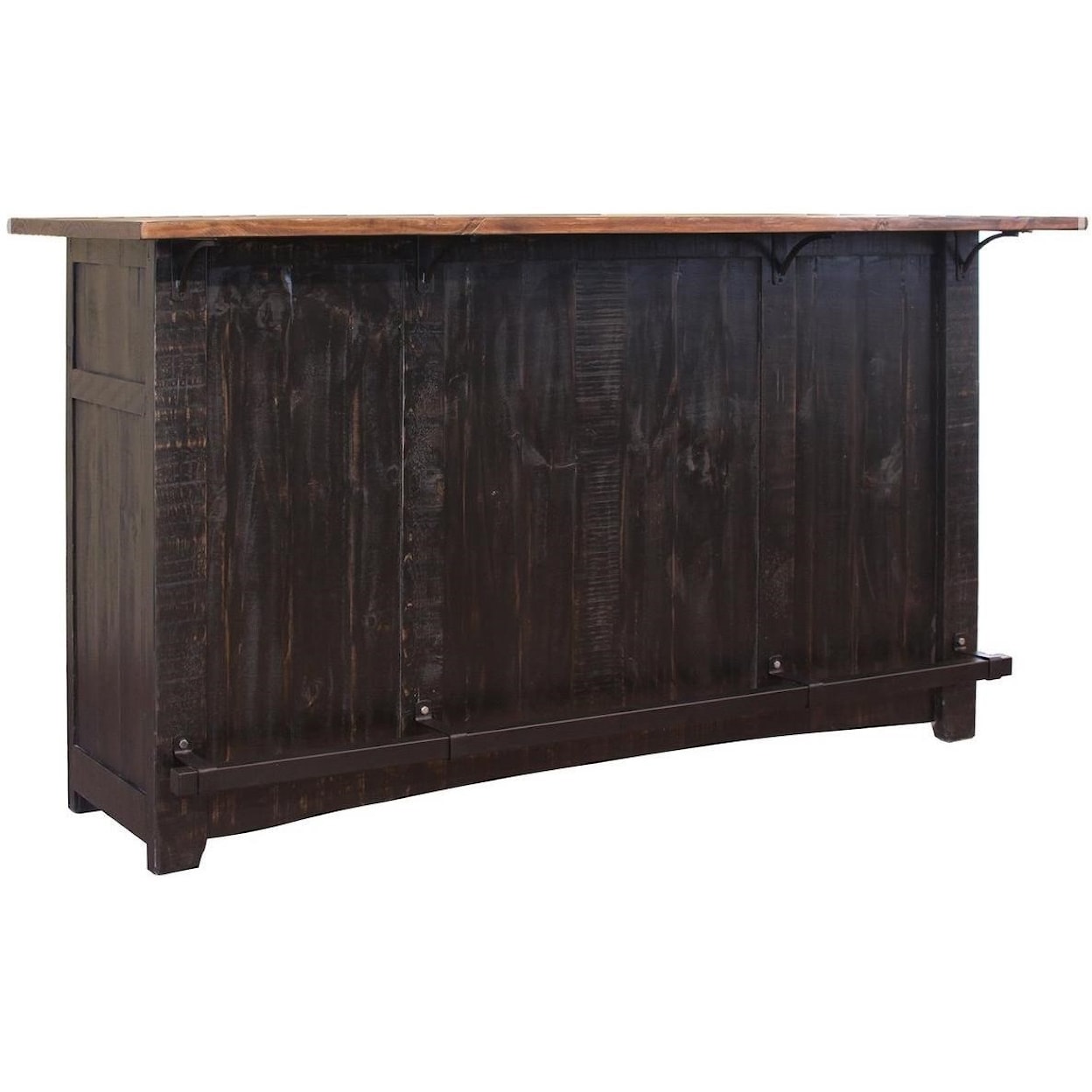 International Furniture Direct Pueblo Wooden Bar