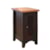 International Furniture Direct Pueblo Rustic Chairside Table with Mesh Panel Door
