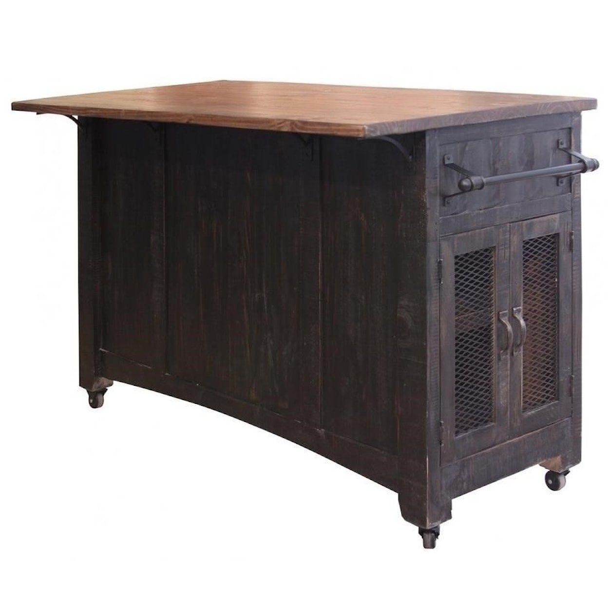 International Furniture Direct Pueblo Kitchen Island