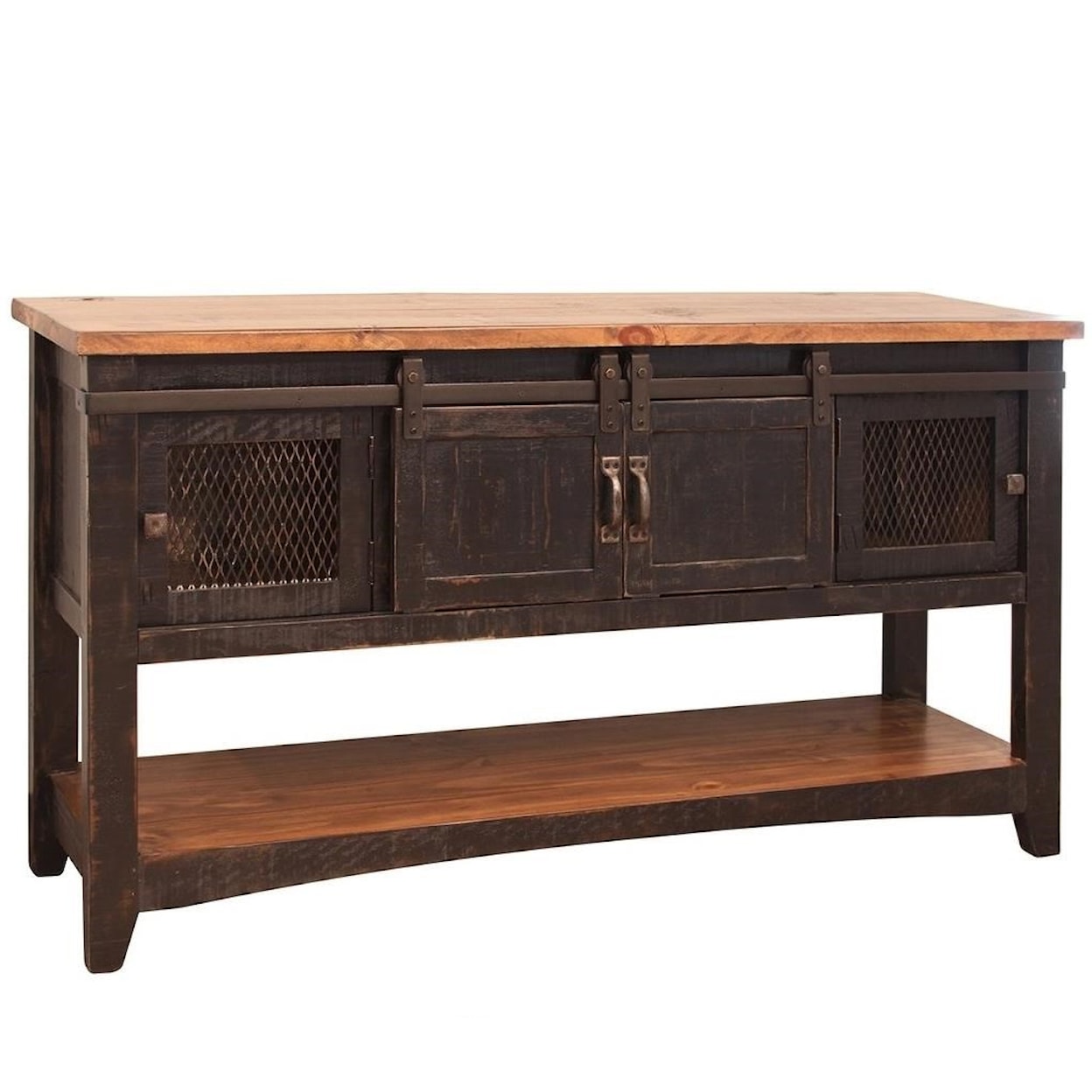 International Furniture Direct Pueblo Sofa Table