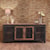 International Furniture Direct Pueblo 80" TV Stand with Mesh Panel Doors