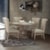 International Furniture Direct Bonanza 6 Piece Round Table and Upholstered Chair Set