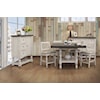 International Furniture Direct Stone Bar Stool