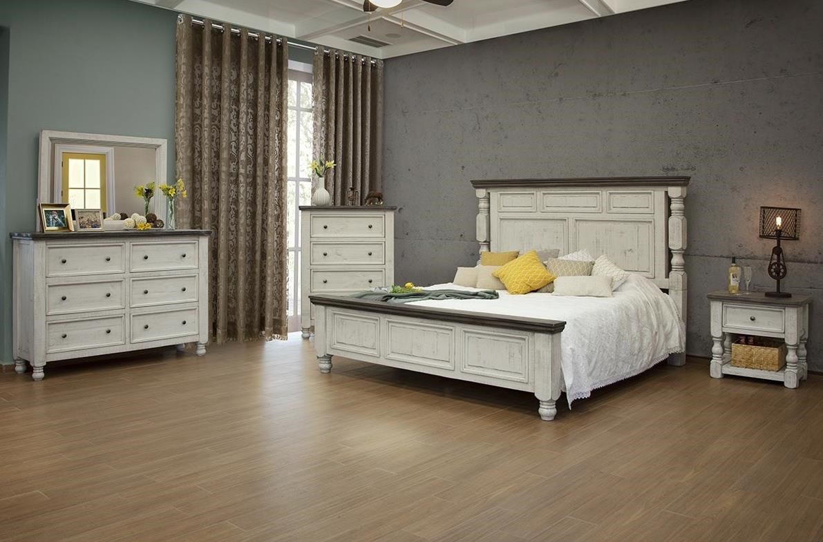 Dresser and Mirror Set