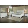 International Furniture Direct 768 Luna King Panel Bed