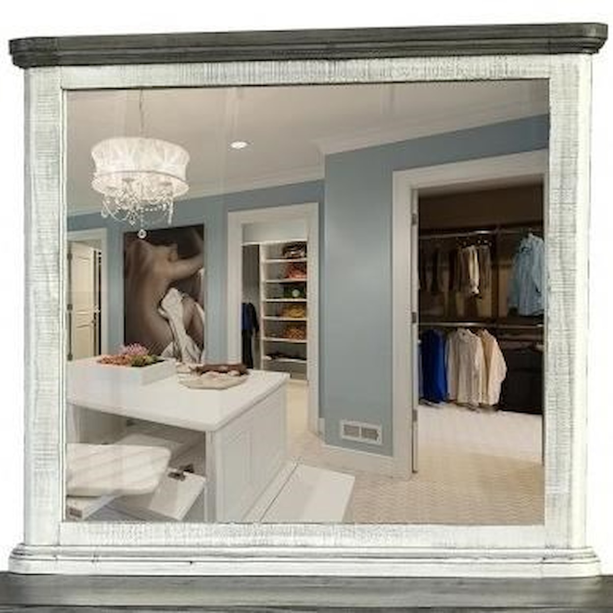 International Furniture Direct 768 Luna Mirror